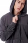 BODYTALK-Ανδρική φούτερ ζακέτα BODYTALK 1191-954122 ανθρακί