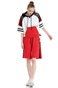BODYTALK-Γυναικεία αθλητική βερμούδα BODYTALK 1201-905004 LUXREDEFINEDW κόκκινη