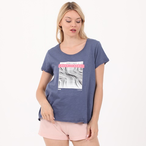 BODYTALK-Γυναικείο t-shirt BODYTALK μπλε