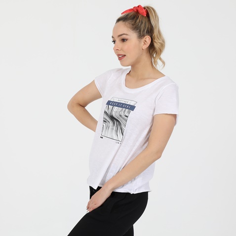 BODYTALK-Γυναικείο t-shirt BODYTALK λευκό