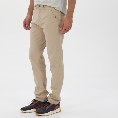 MARTIN & CO-Ανδρικό chino παντελόνι MARTIN & CO 122-30-501 μπεζ