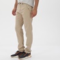 MARTIN & CO-Ανδρικό chino παντελόνι MARTIN & CO 122-30-501 μπεζ