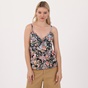 ATTRATTIVO-Γυναικείο top ATTRATTIVO μαύρο floral