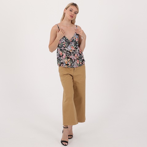 ATTRATTIVO-Γυναικείο top ATTRATTIVO μαύρο floral