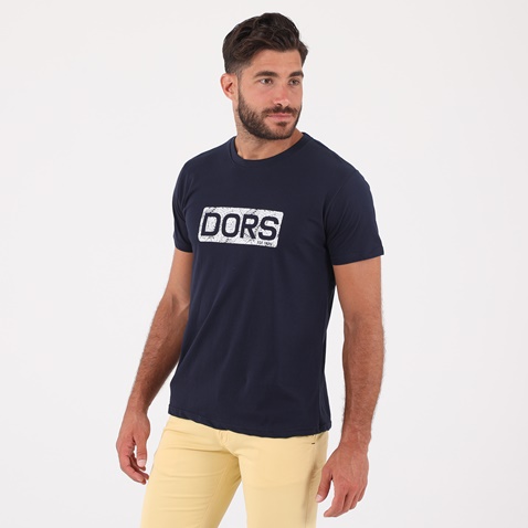 DORS-Ανδρικό t-shirt DORS μπλε