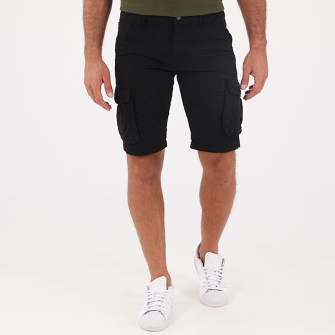 CATAMARAN SAILWEAR-Ανδρική cargo βερμούδα CATAMARAN SAILWEAR μαύρη