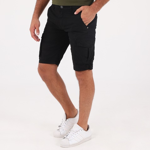 CATAMARAN SAILWEAR-Ανδρική cargo βερμούδα CATAMARAN SAILWEAR μαύρη