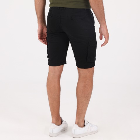 CATAMARAN SAILWEAR-Ανδρική cargo βερμούδα CATAMARAN SAILWEAR μαύρη