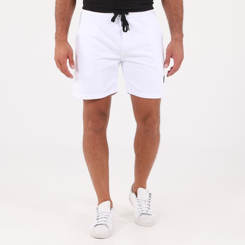 CATAMARAN SAILWEAR-Ανδρική βαμβακερή βερμούδα CATAMARAN SAILWEAR λευκή