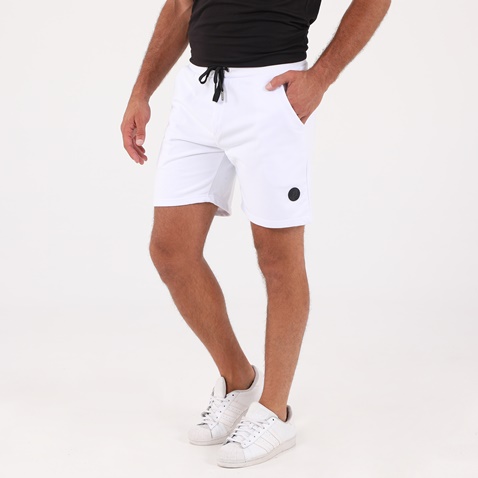 CATAMARAN SAILWEAR-Ανδρική βαμβακερή βερμούδα CATAMARAN SAILWEAR λευκή