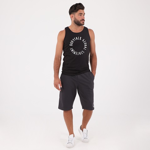 BODYTALK-Ανδρική αθλητική βερμούδα BODYTALK SSM TOUGH γκρι ανθρακί