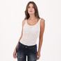 STAFF JEANS-Γυναικείο κορμάκι STAFF JEANS 63-059.039 SINEAD λευκό ριγέ γκρι