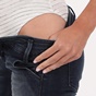 STAFF JEANS-Γυναικείο κορμάκι STAFF JEANS 63-059.039 SINEAD λευκό ριγέ γκρι