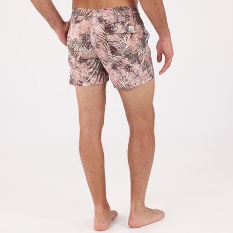 DIRTY LAUNDRY-Ανδρικό μαγιό σορτς DIRTY LAUNDRY PALM BEACH SWIM ροζ