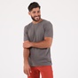 DIRTY LAUNDRY-Ανδρική κοντομάνικη μπλούζα DIRTY LAUNDRY DLMT0120F SOFT MODAL CREWNECK γκρι
