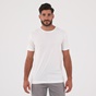DIRTY LAUNDRY-Ανδρική κοντομάνικη μπλούζα DIRTY LAUNDRY DLMT0120F SOFT MODAL CREWNECK λευκή