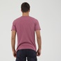 DIRTY LAUNDRY-Ανδρικό t-shirt DIRTY LAUNDRY FRONT DOUBLE STITCHES ροζ