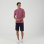 DIRTY LAUNDRY-Ανδρικό t-shirt DIRTY LAUNDRY FRONT DOUBLE STITCHES ροζ