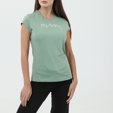 BODYTALK-Γυναικείο t-shirt BODYTALK STOCK LOGO πράσινο
