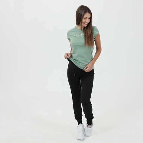 BODYTALK-Γυναικείο t-shirt BODYTALK STOCK LOGO πράσινο