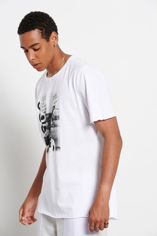 BODYTALK-Ανδρικό t-shirt BODYTALK 1181-958528-02 λευκό