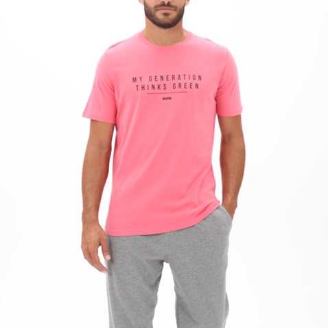 BODYTALK-Ανδρικό t-shirt BODYTALK 1211-951328 ροζ