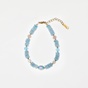 ERMINA KASS-Γυναικείο βραχιόλι ERMINA KASS STONE RODELLE BABY BLUE γαλάζιο