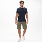 DIRTY LAUNDRY-Ανδρικό t-shirt DIRTY LAUNDRY  DLMT1021S RIB TRIANGLES  ACID μπλε