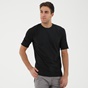 DIRTY LAUNDRY-Ανδρικό t-shirt DIRTY LAUNDRY COMBINED RAGLAN μαύρο