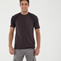 DIRTY LAUNDRY-Ανδρικό t-shirt DIRTY LAUNDRY COMBINED RAGLAN μπορντό