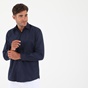 MARTIN & CO-Ανδρικό πουκάμισο MARTIN & CO REGULAR FIT μπλε