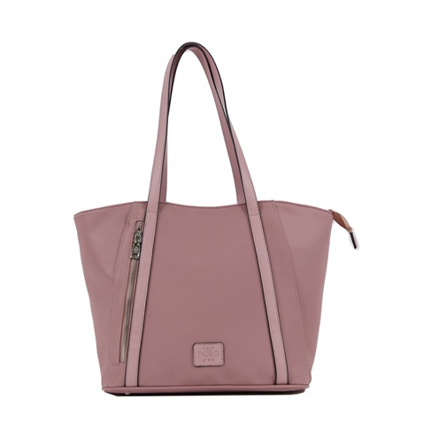 VQF ITALIA-Γυναικεία τσάντα ώμου VQF POLO LINE 1929 HANDBAG ροζ