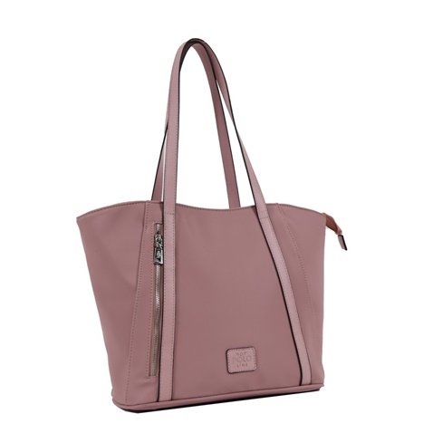 VQF ITALIA-Γυναικεία τσάντα ώμου VQF POLO LINE 1929 HANDBAG ροζ