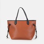 DA VINCI-Γυναικεία τσάντα shopper DA VINCI  07835/5 καφέ