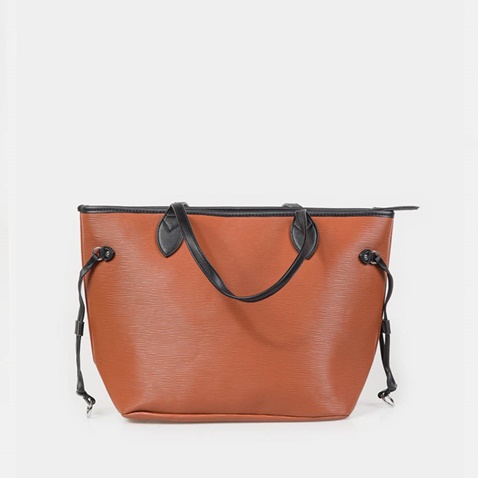 DA VINCI-Γυναικεία τσάντα shopper DA VINCI  07835/5 καφέ