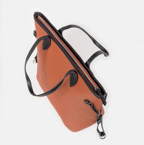 DA VINCI-Γυναικεία τσάντα shopper DA VINCI  07835/5 καφέ