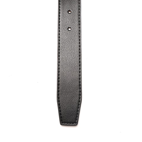 MARTIN & CO-Ανδρική ζώνη MARTIN & CO 121-122-0001 LEATHER BELT DOUBLE μαύρη καφέ