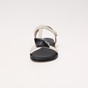 BEIRA RIO-Γυναικεία flat πέδιλα BEIRA RIO 4122-1880-579 λευκά μαύρα