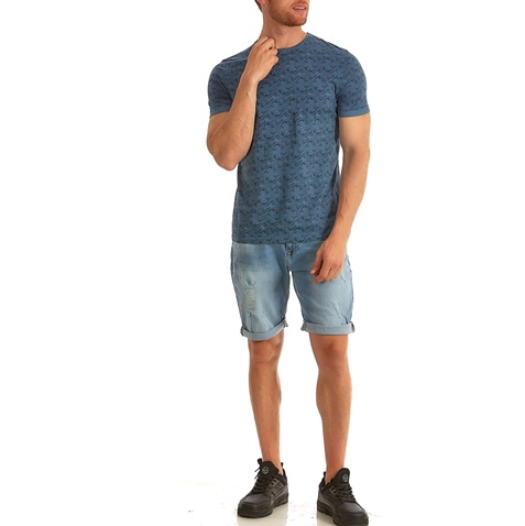 ADMIRAL-Ανδρικό t-shirt ADMIRAL GIZON μπλε