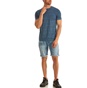 ADMIRAL-Ανδρικό t-shirt ADMIRAL GIZON μπλε