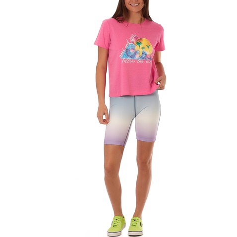 MAUI-Γυναικείο t-shirt MAUI 1165480028 T-S BENT FS WMN ZXY 22SS ροζ
