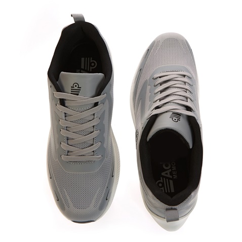 ADMIRAL-Ανδρικά αθλητικά παπούτσια ADMIRAL 3121480044 NIEM JOG MF 3RD γκρι