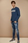 EDWARD JEANS-Ανδρικό jean παντελόνι EDWARD JEANS MP-D-JNS-W21-004 DIEDERIC-JT μπλε