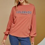 EDWARD JEANS-Γυναικεία μπλούζα EDWARD JEANS  WP-N-TOP-W21-008 DAYO πορτοκαλί