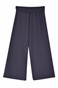 BODYTALK-Παιδικό παντελόνι φόρμας BODYTALK 1222-701600 HIGHWAIST WIDE LEG ανθρακί