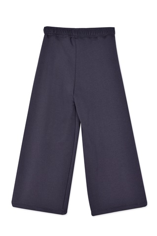 BODYTALK-Παιδικό παντελόνι φόρμας BODYTALK 1222-701600 HIGHWAIST WIDE LEG ανθρακί