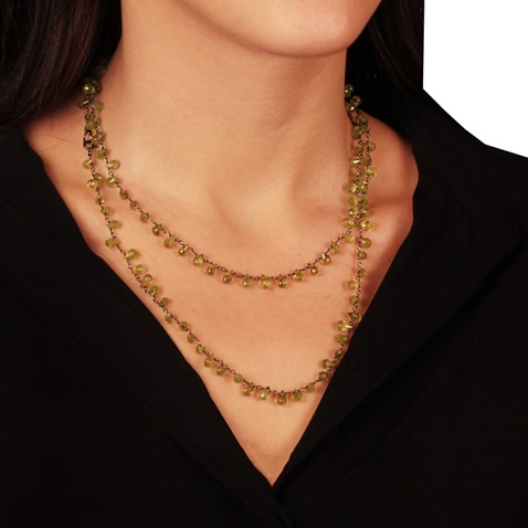 JEWELTUDE-Γυναικείο ασημένιο μακρύ κολιέ JEWELTUDE 2734 περίδοτο