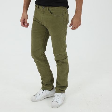 GANT-Ανδρικό jean παντελόνι GANT 1000293 ARLEY SOFT TWILL JEANS χακί