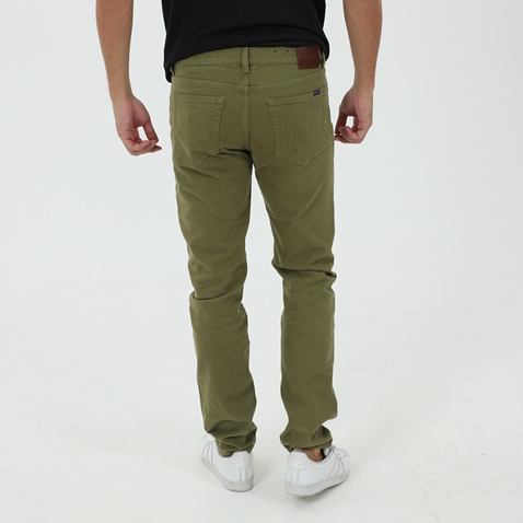 GANT-Ανδρικό jean παντελόνι GANT 1000293 ARLEY SOFT TWILL JEANS χακί