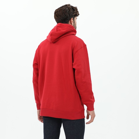 GANT-Ανδρική φούτερ μπλούζα GANT 2007026 WORLD CREST RELAXED κόκκινη